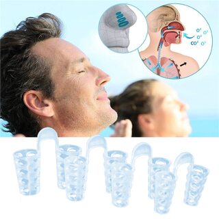 Anti-Snoring Nasal Dilator x4 (Blue XL)