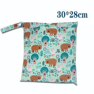 Waterproof Baby Wet Bags For Nappy Storage In Cute Design (Medium #10)