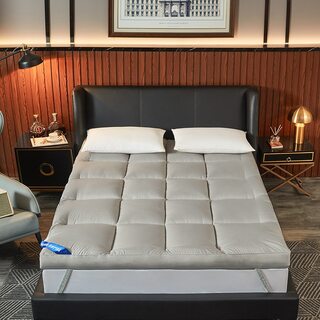 Hotel Style Mattress Topper In Grey King