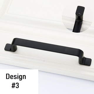 Stylish Matte Black Handles For Kitchen, Doors Or Bathroom (Design 3)