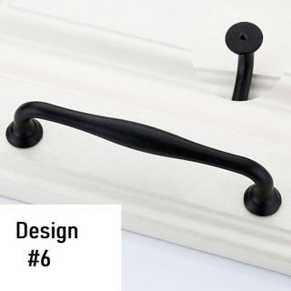 Stylish Matte Black Handles For Kitchen, Doors Or Bathroom (Design 6)