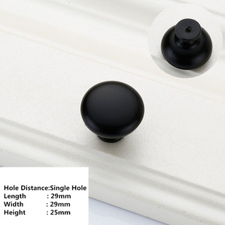 Stylish Matte Black Handle Knob For Kitchen, Doors Or Bathroom Cabinets (Design 1)