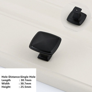 Stylish Matte Black Handle Knob For Kitchen, Doors Or Bathroom Cabinets [Design: 3]