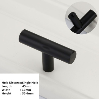 Stylish Matte Black Handle Knob For Kitchen, Doors Or Bathroom Cabinets [Design: 5]